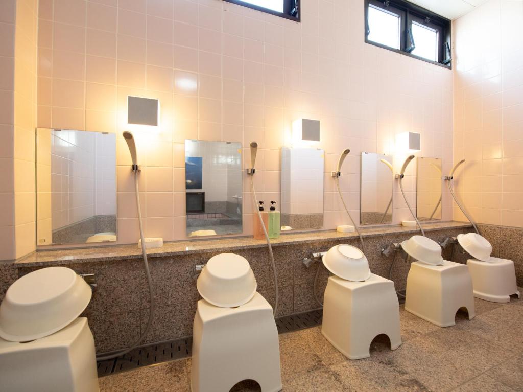 Koupelna v ubytování Tabist Hotel Sun Plaza Fuefuki Isawa