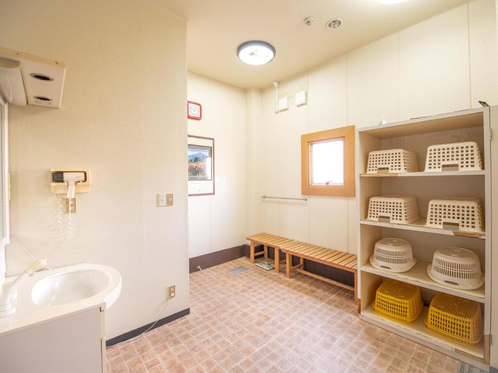 Koupelna v ubytování Tabist Hotel Sun Plaza Fuefuki Isawa