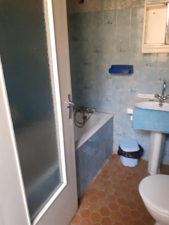 Koupelna v ubytování N6 Lit dans chambre partagée homme