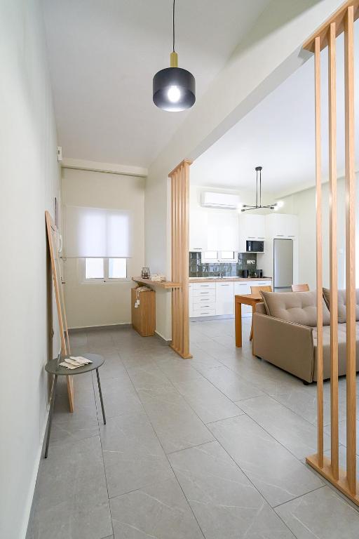 Kuchyň nebo kuchyňský kout v ubytování INOHO Fern Apartment