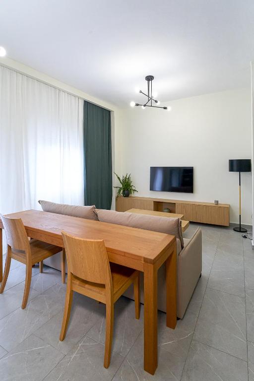 TV a/nebo společenská místnost v ubytování INOHO Fern Apartment