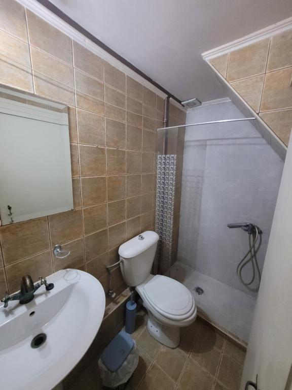 Kúpeľňa v ubytovaní Lefkada Center Apartments