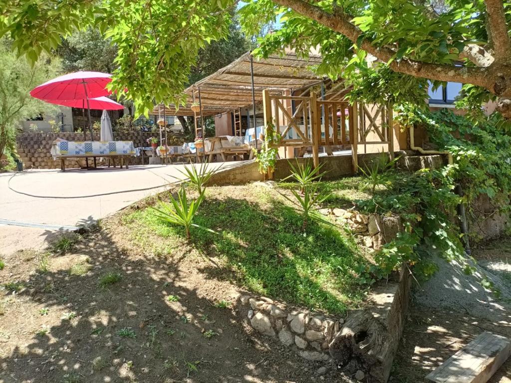 Zahrada ubytování Camping Milella