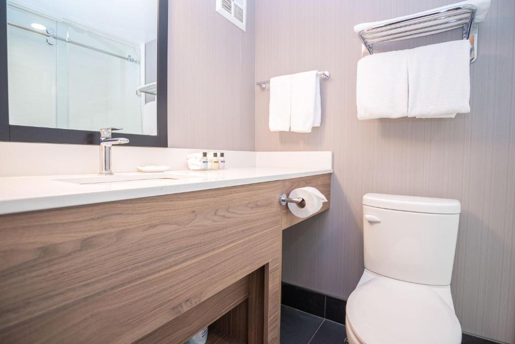 Koupelna v ubytování Sandman Hotel Edmonton West