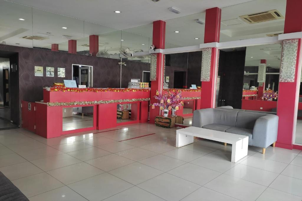 Posezení v ubytování Hotel D'New 1 KK Sabah