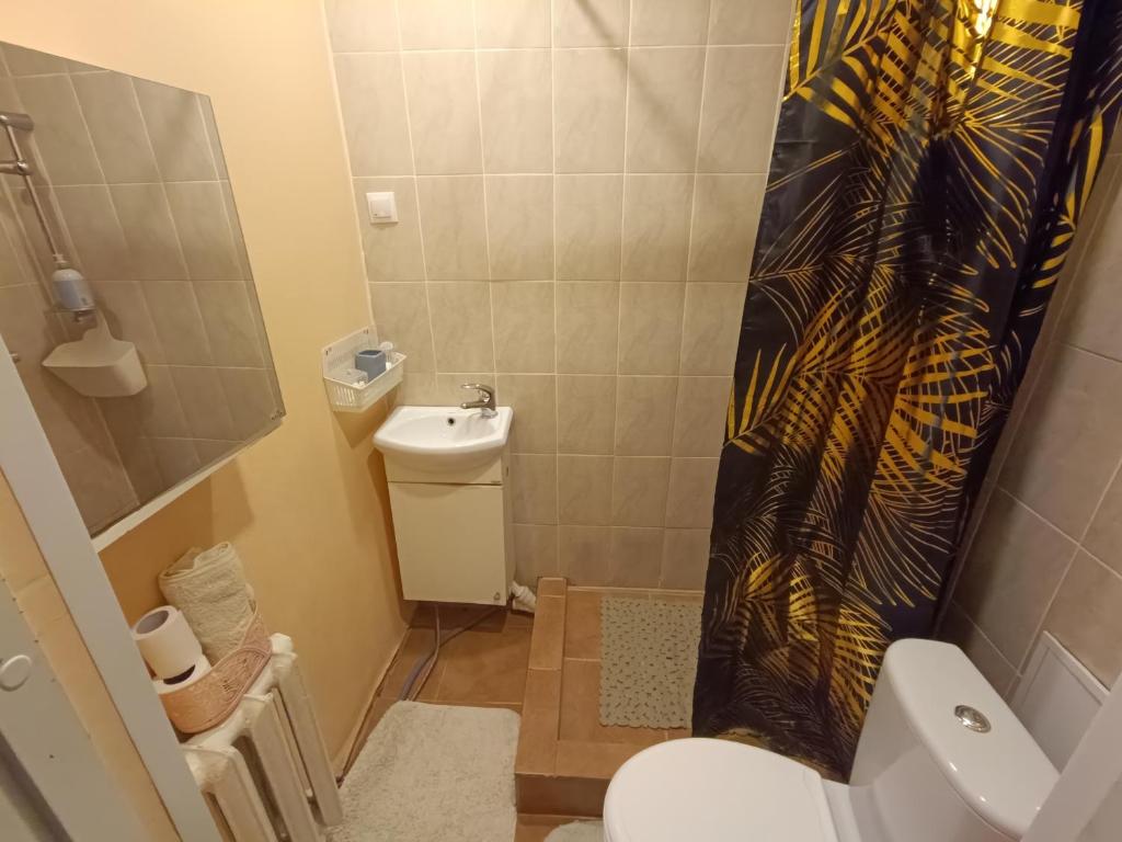Koupelna v ubytování Rahu34