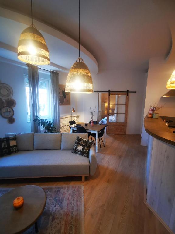 Istumisnurk majutusasutuses Guest House Relić