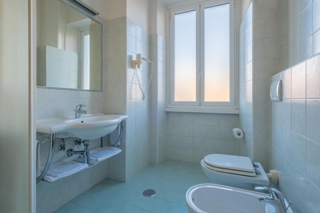 Koupelna v ubytování Hotel Monte Verde