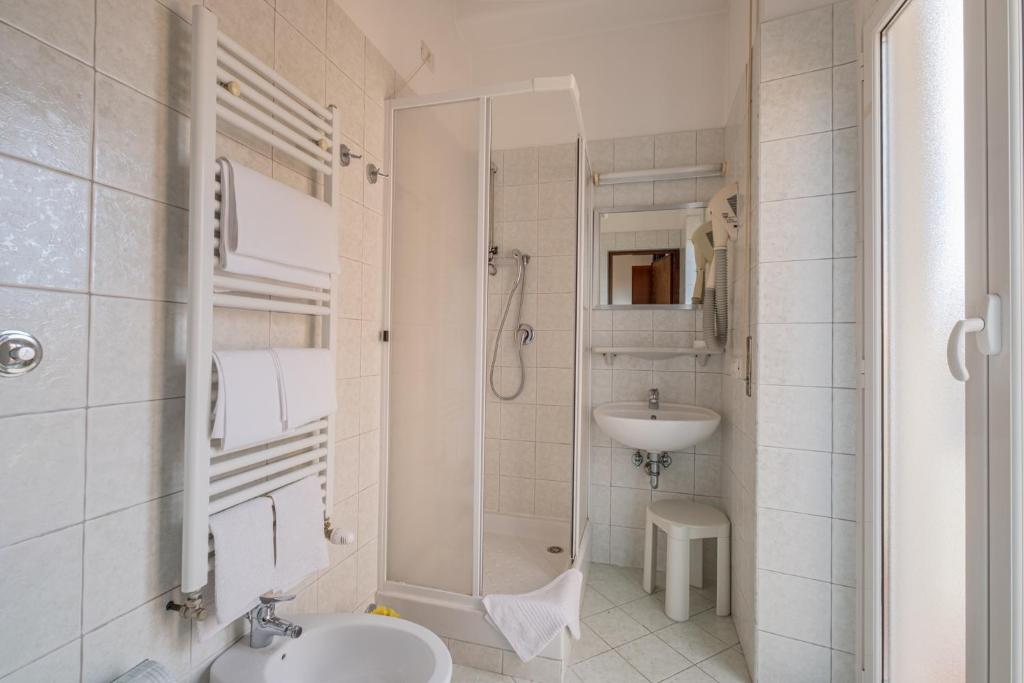 Koupelna v ubytování Hotel Monte Verde