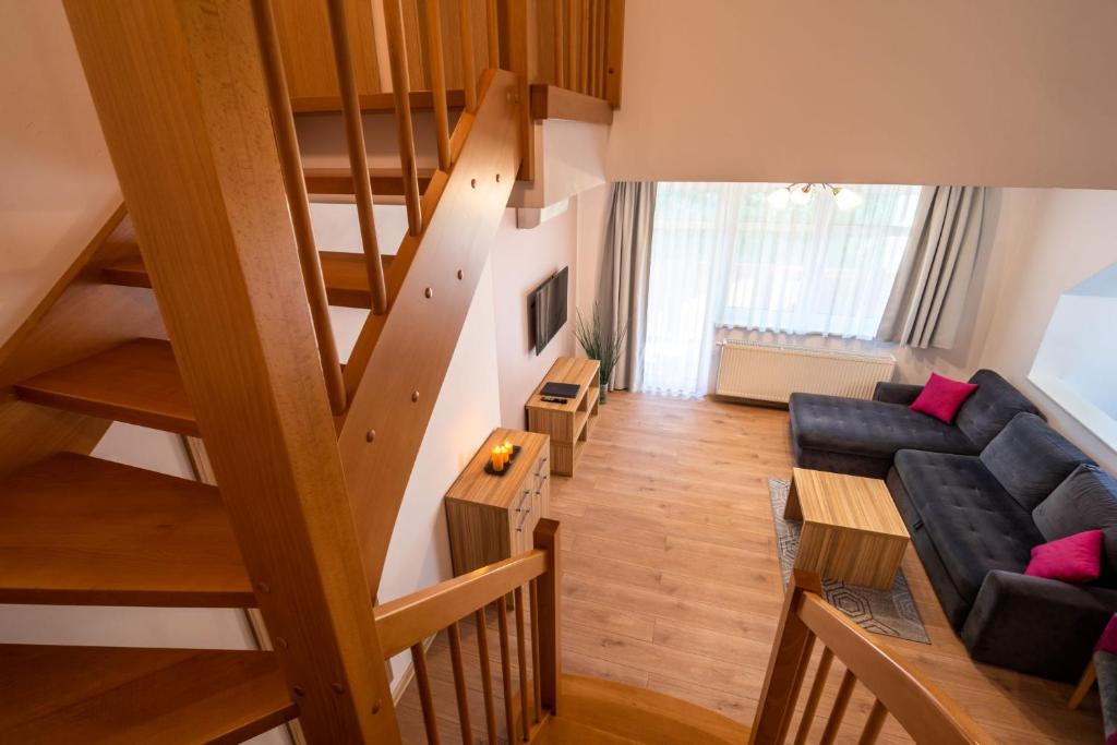 Posezení v ubytování Malina Apartamenty
