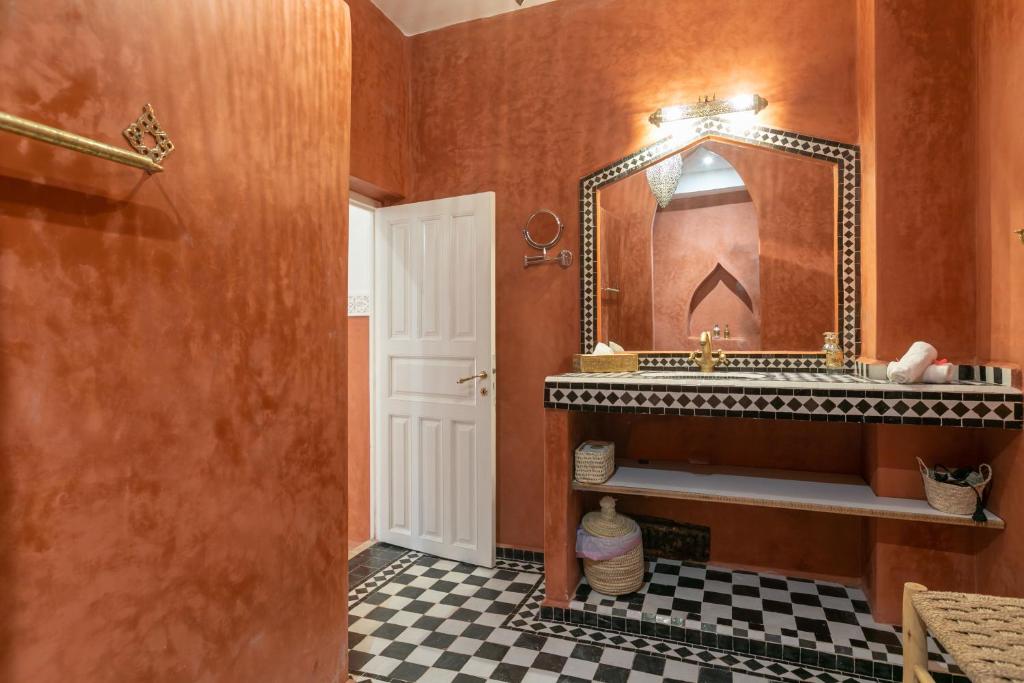 Koupelna v ubytování Riad Zeitoun Palace
