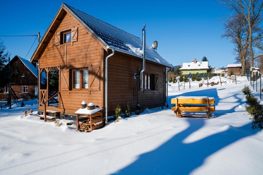 Obiekt Alpejskie domki Karkonosze zimą