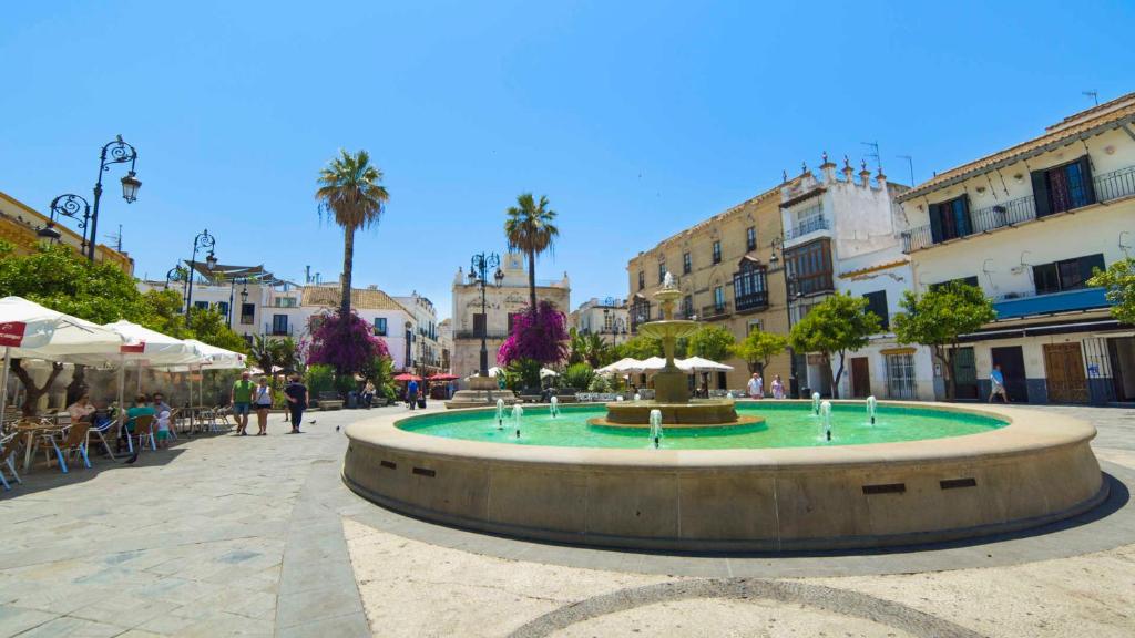 Bazén v ubytovaní Apartamento Poniente Sanlúcar - Centro alebo v jeho blízkosti