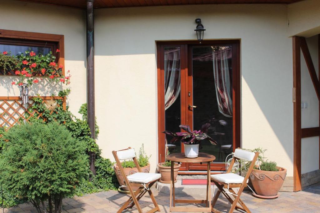 Zahrada ubytování Privat pri Hradbach