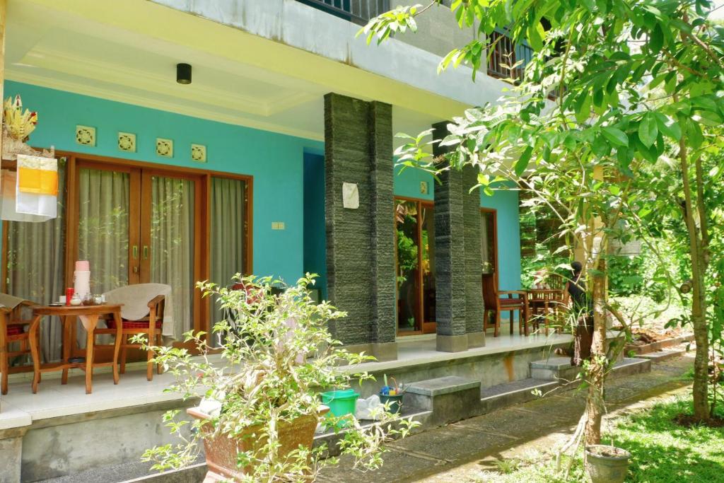 Zahrada ubytování Artja Inn Ubud