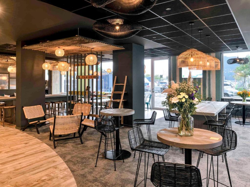 Posezení v ubytování ibis Styles Bredene
