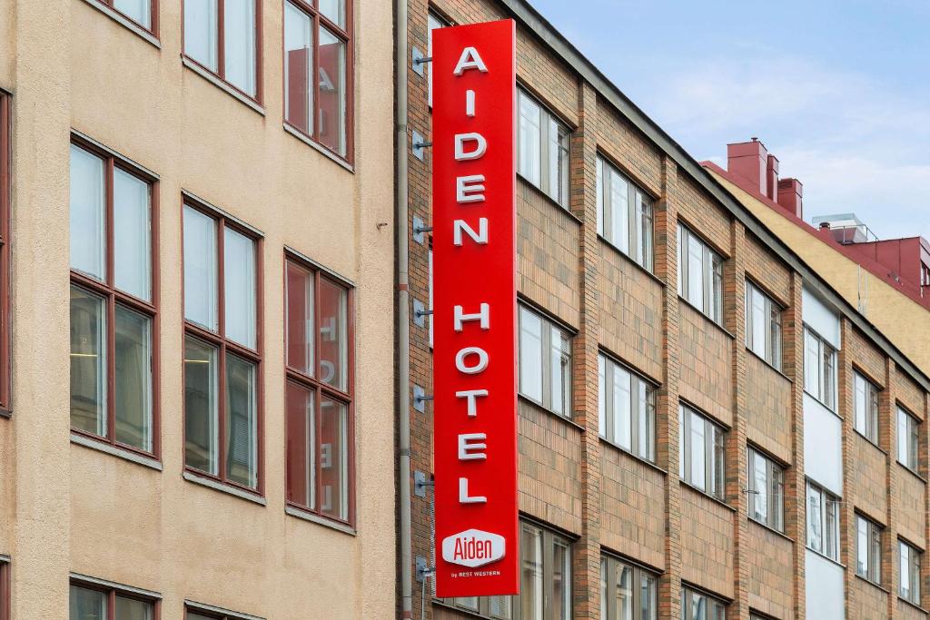 Ett certifikat, pris eller annat dokument som visas upp på Aiden by Best Western Stockholm City