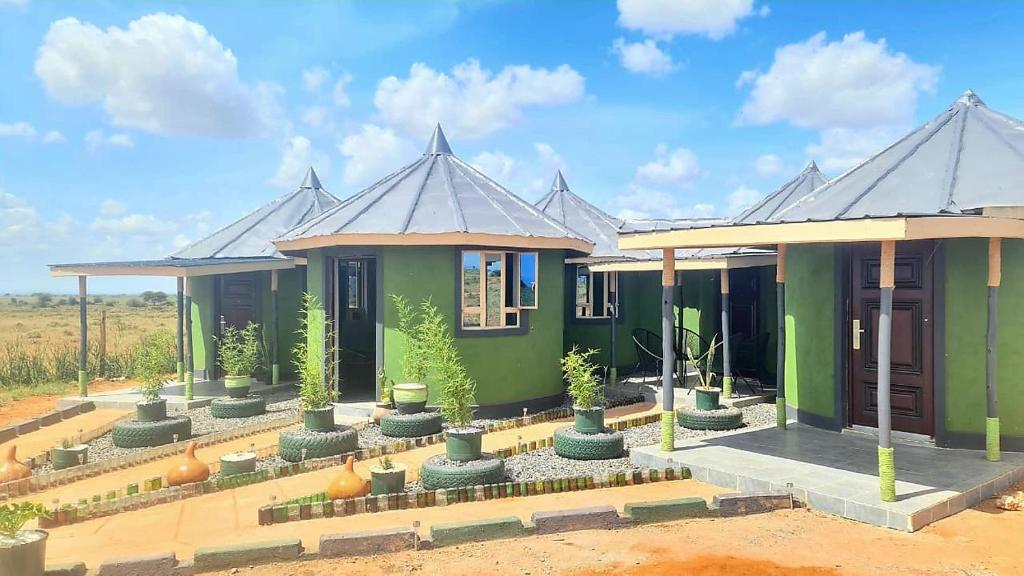 Zahrada ubytování Amanya 3-Bedroom Hut Amboseli