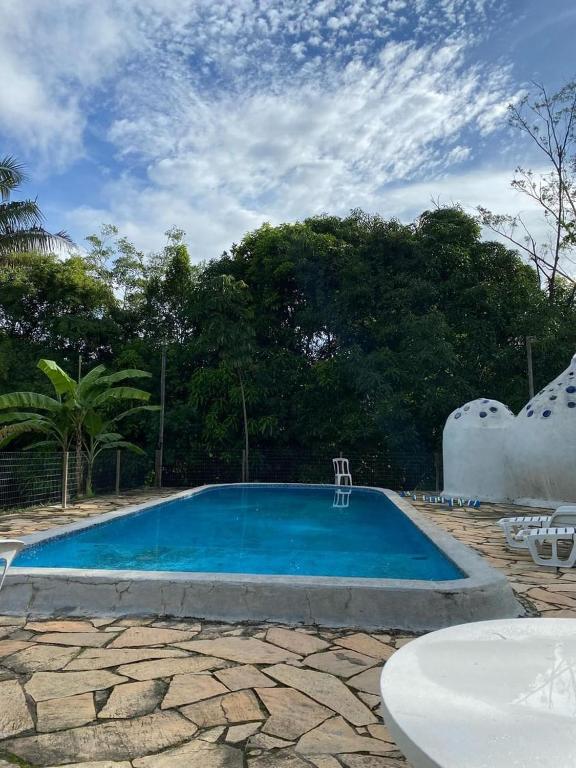 Bazén v ubytování - POUSADA E HOSTEL CHÁPADA DOS VEADEIROS - Mais que hospedagem, Seu refúgio natural - nebo v jeho okolí