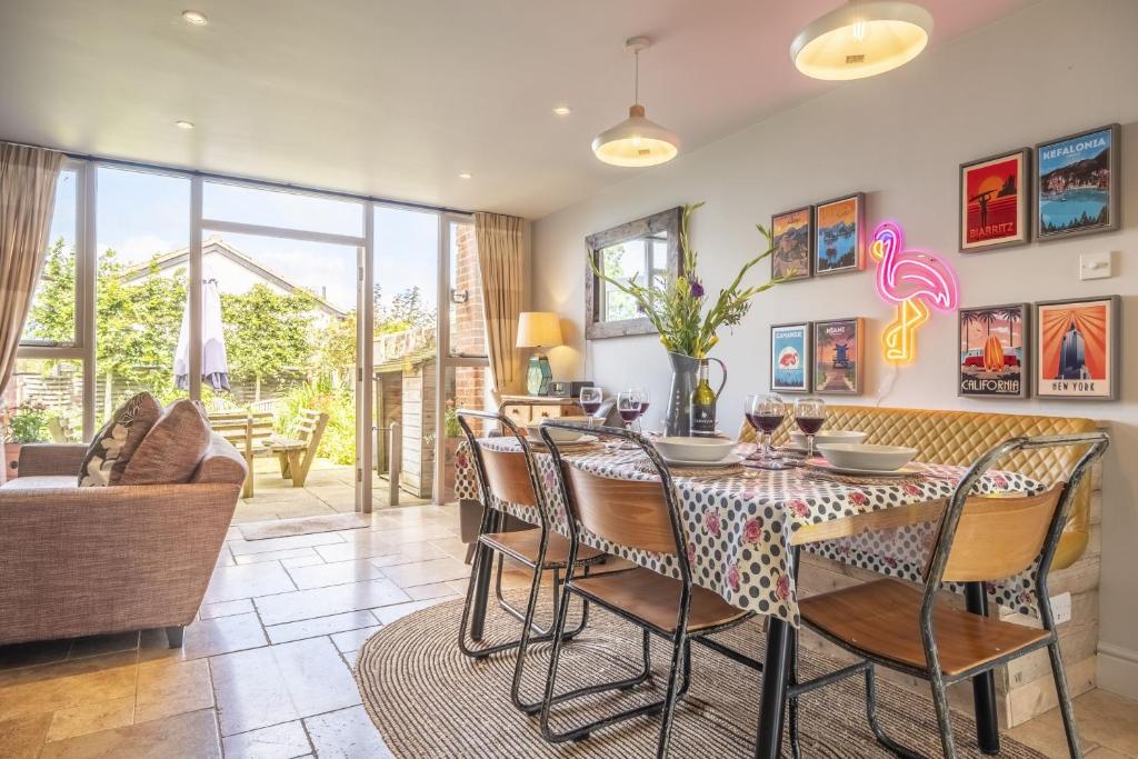 Istumisnurk majutusasutuses Cog Cottage 2