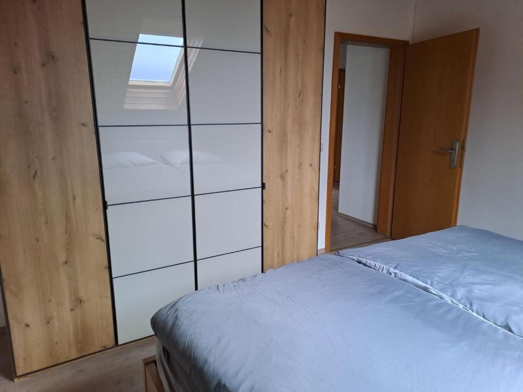 Postel nebo postele na pokoji v ubytování Plapperer`s Fewo