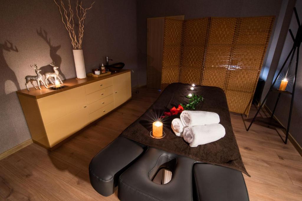 Posezení v ubytování Malina Apartamenty