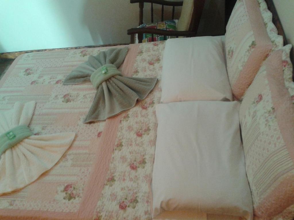 Postel nebo postele na pokoji v ubytování Pousada Aloes