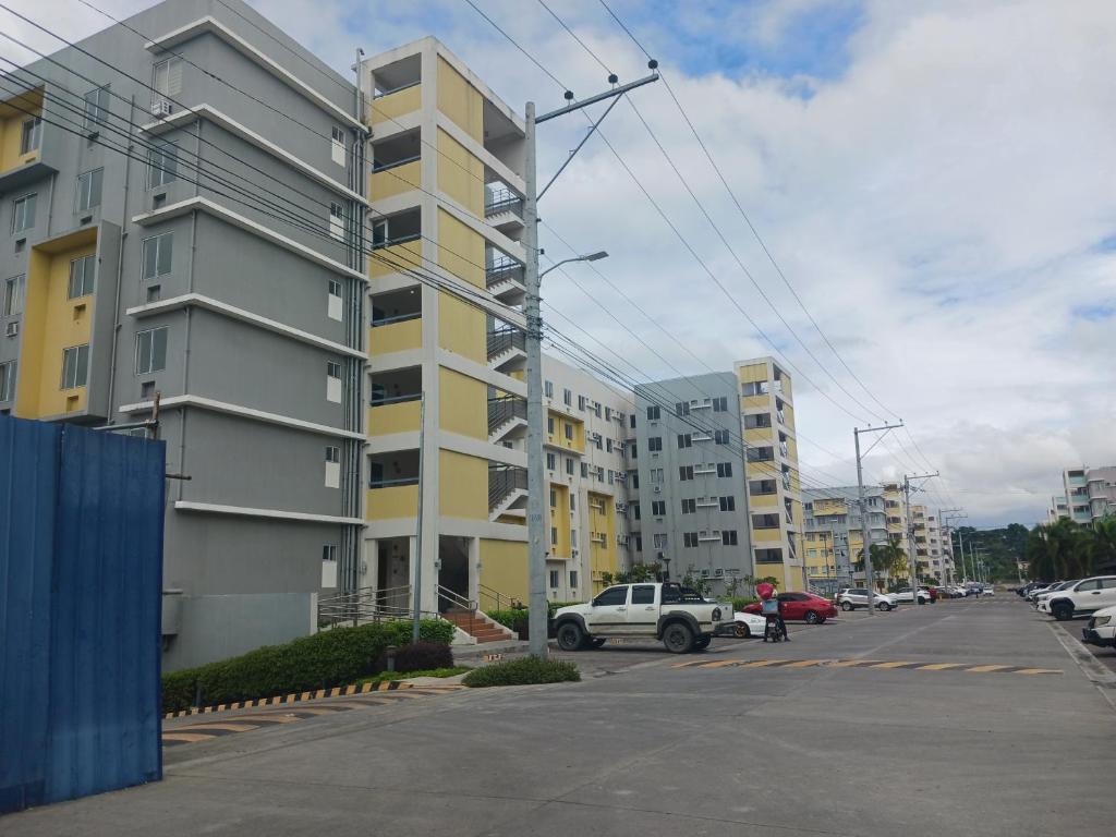 Budova, kde se aparthotel nachází