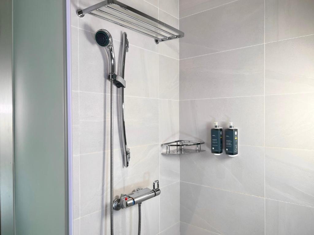 Koupelna v ubytování Boutech JianTan Hotel