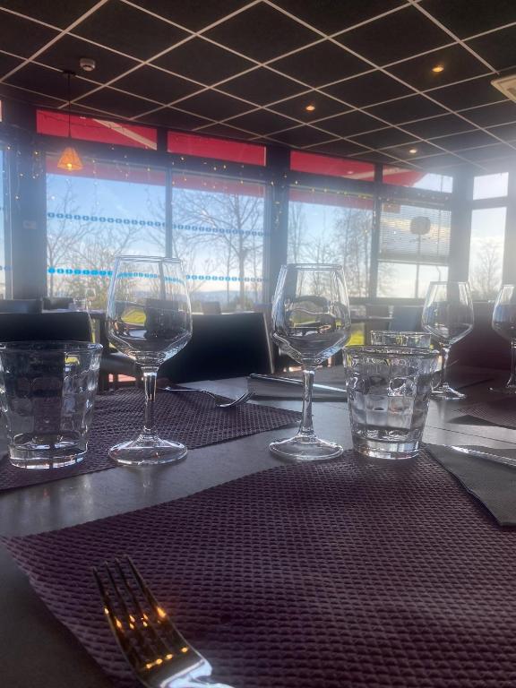 Posezení v ubytování Fasthotel Montmarault