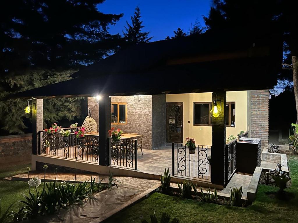 Zahrada ubytování Cabaña No.1 Puerta del Bosque Mazamitla.