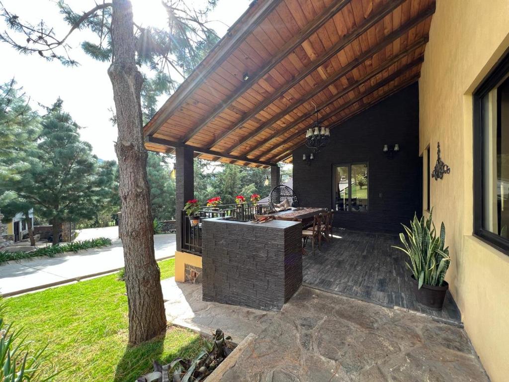 Zahrada ubytování Cabaña No.2 Puerta del Bosque Mazamitla.