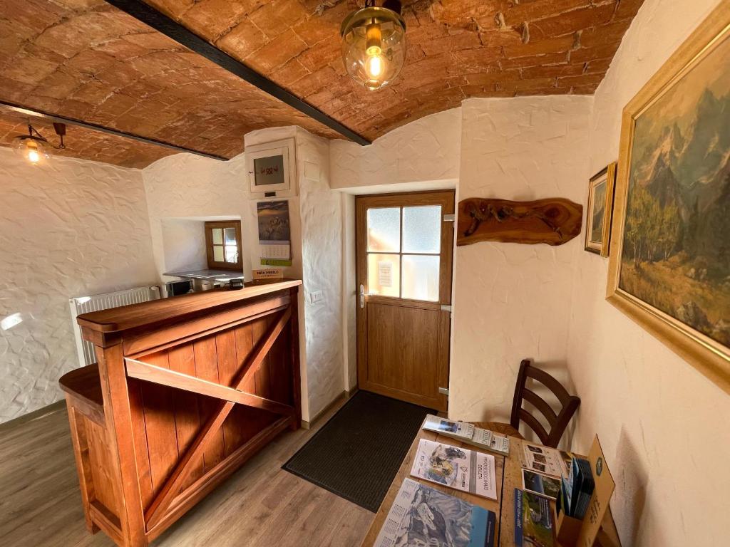 Kuchyň nebo kuchyňský kout v ubytování Apartment House Prezlc