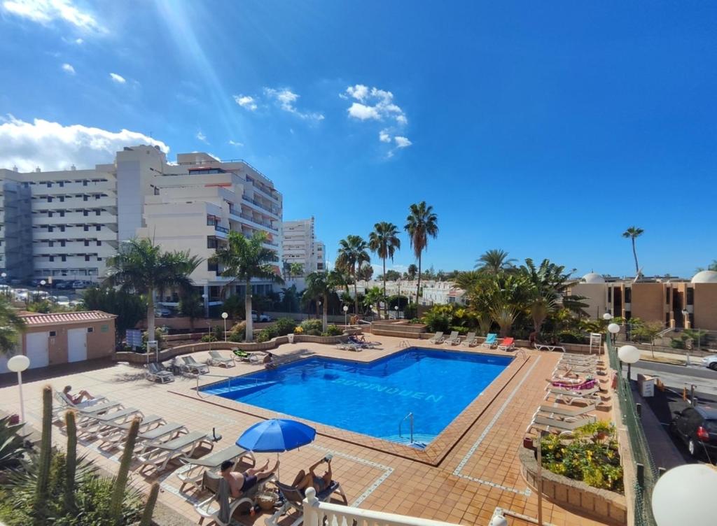 A view of the pool at Borinquen Charming And Modern Studio or nearby