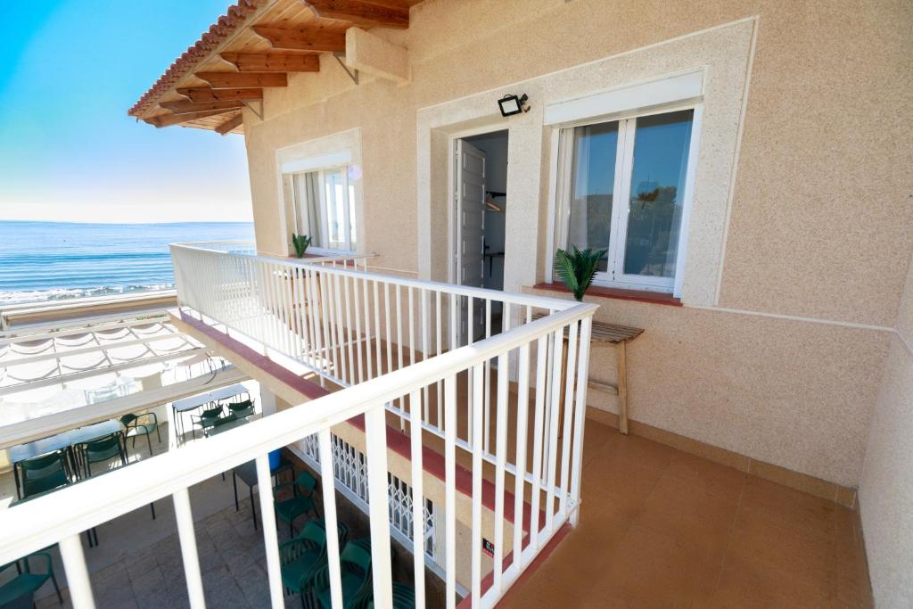 Balkón nebo terasa v ubytování Maxcaly Playa