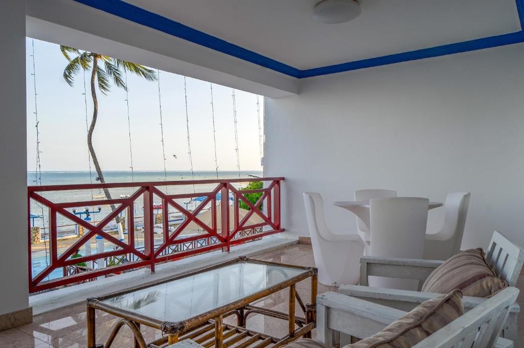 Balkón nebo terasa v ubytování Sai Rock Beach Hotel & Spa