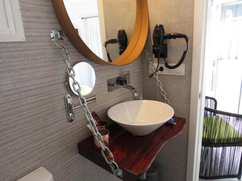Koupelna v ubytování Lua Hotel Boutique