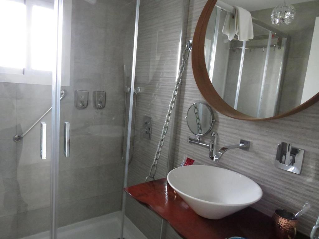 Koupelna v ubytování Lua Hotel Boutique