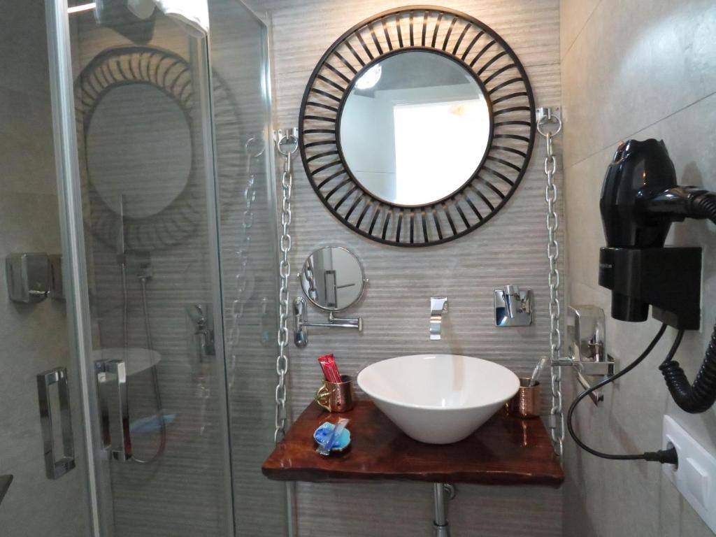 Koupelna v ubytování Lua Hotel Boutique