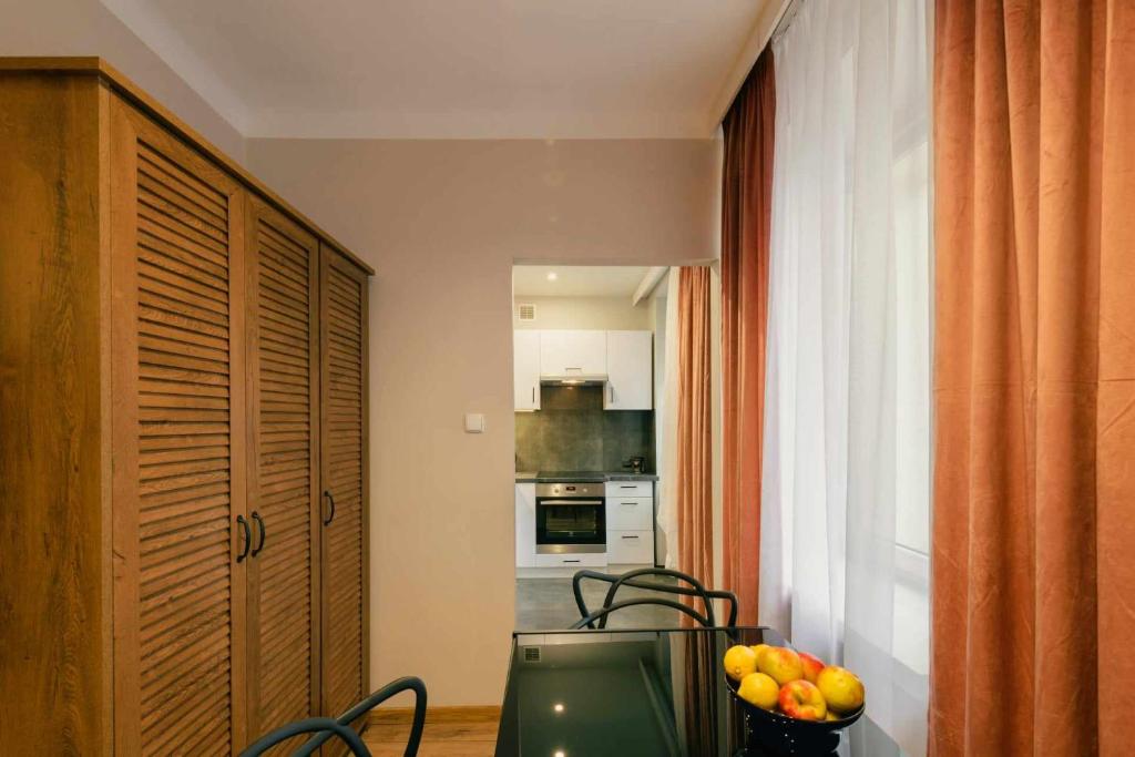 Kuchyňa alebo kuchynka v ubytovaní Apartament Pod 13