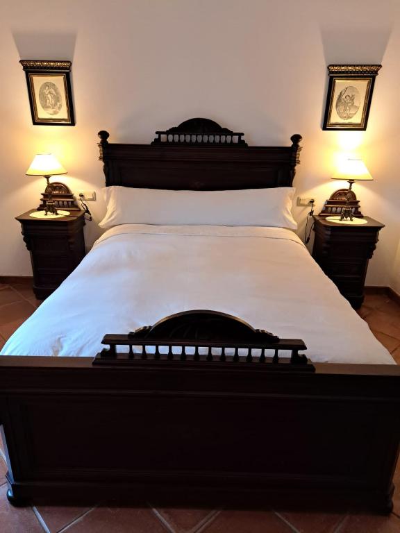 Postel nebo postele na pokoji v ubytování Casa rural Villa Manuela