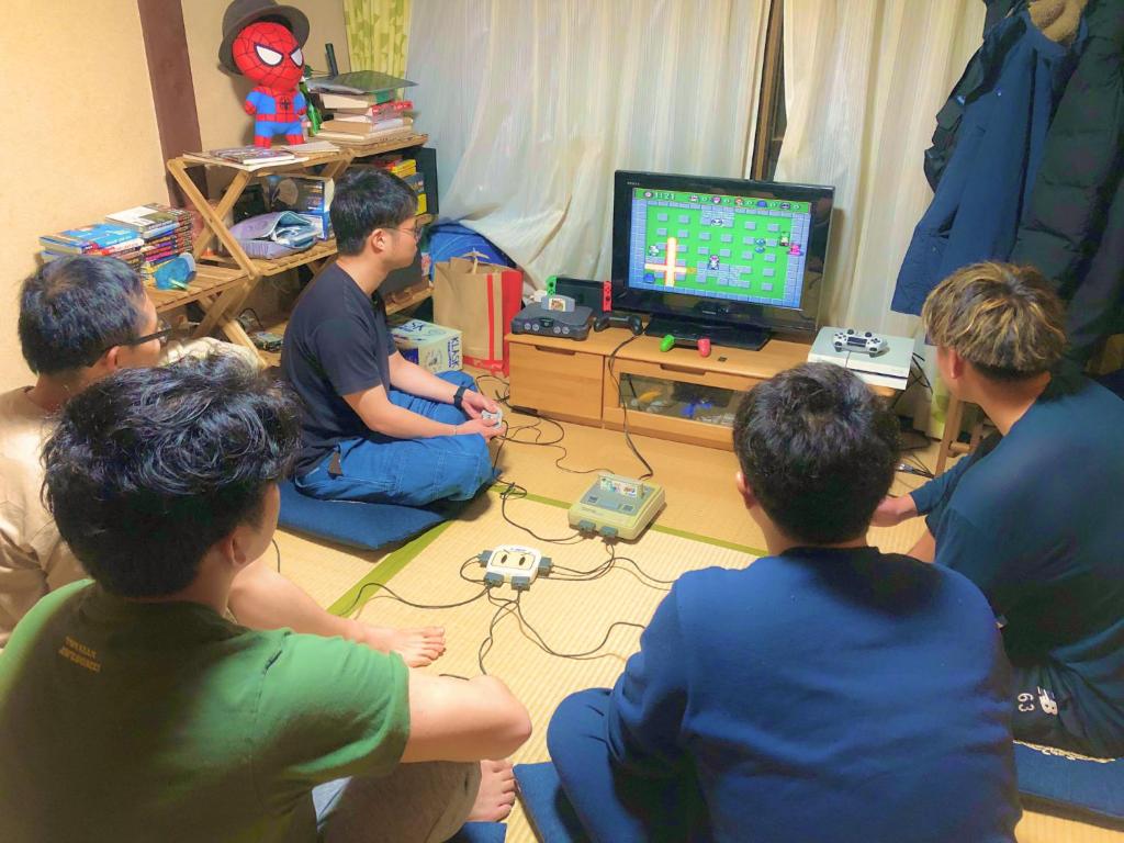 Guest House DETARAMESOにあるテレビまたはエンターテインメントセンター