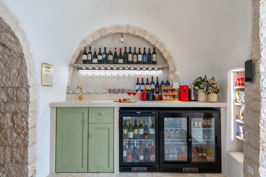 Nápoje v ubytování Agriturismo Masseria Aprile