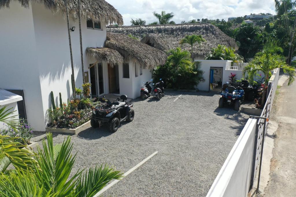 El edificio en el que está el hotel