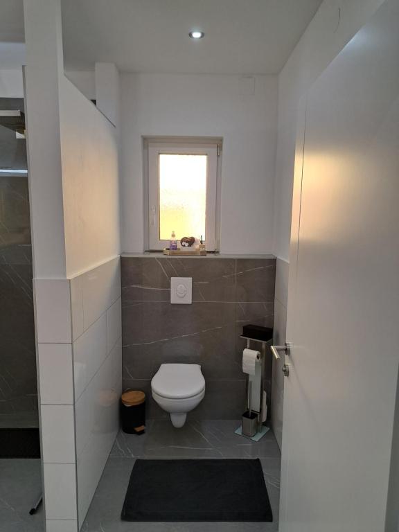 Koupelna v ubytování Ferienapartment "Zur Linde"