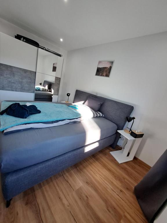 Postel nebo postele na pokoji v ubytování Ferienapartment "Zur Linde"