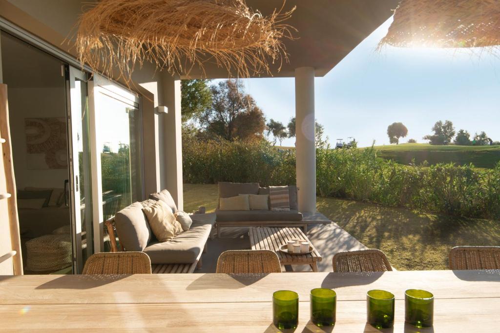 A seating area at Chic 3BR Haven - Luxury Ground Floor - La Cala Golf