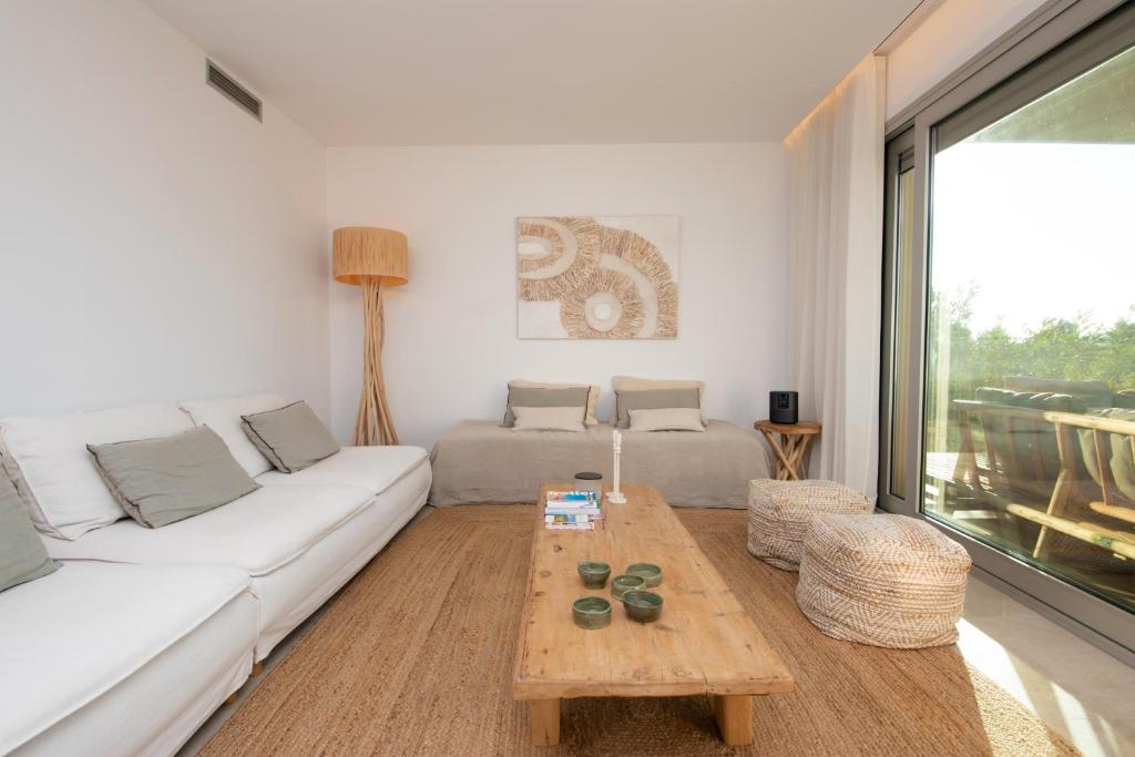 A seating area at Chic 3BR Haven - Luxury Ground Floor - La Cala Golf