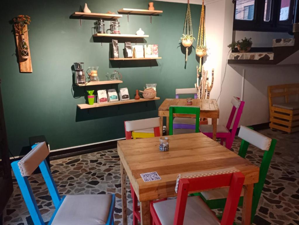 Posezení v ubytování La iguana café y más
