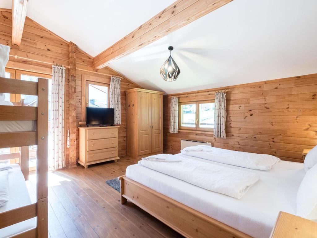 Postel nebo postele na pokoji v ubytování Seebach